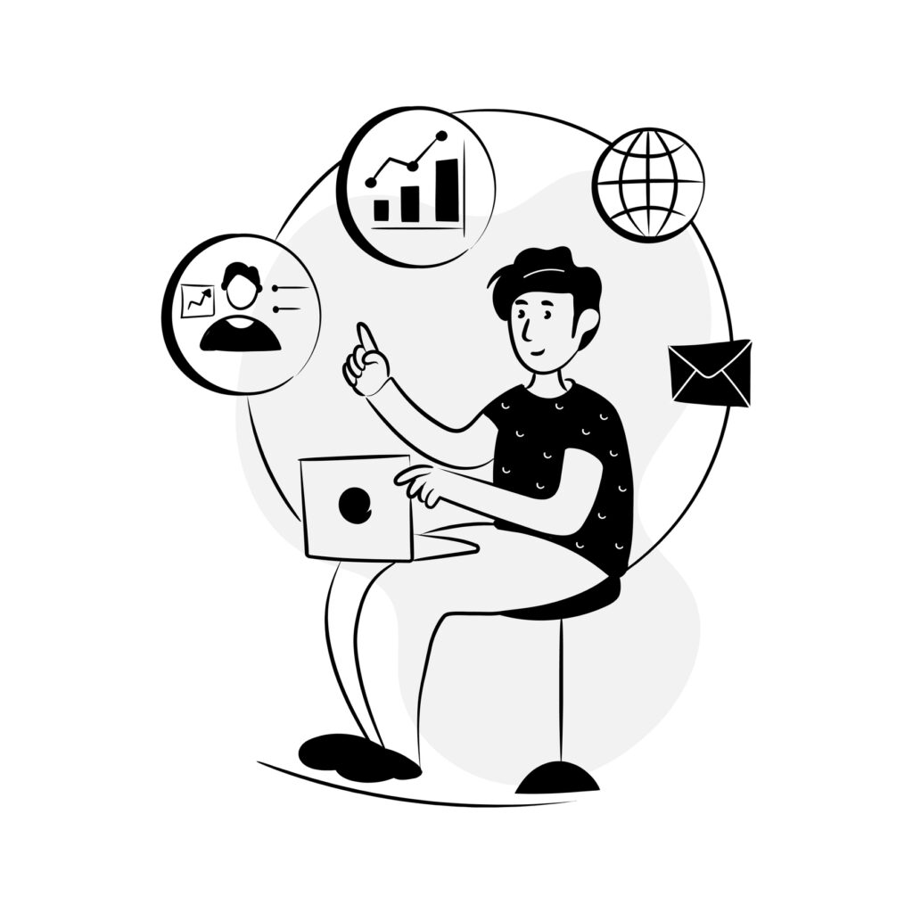 International Business Get hold of this hand drawn illustration of international business